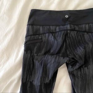 Lululemon Black Patterned Leggings